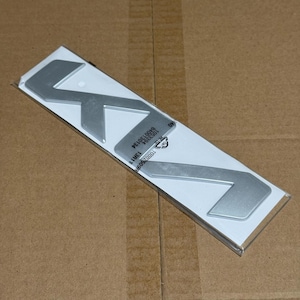 KIA Badge Matte Silver Letter Logo Badge Car Emblem Replacement