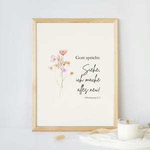 "Se, jag gör allting nytt" - motto för 2026 | väggdekor | digital väggposter | omedelbar nedladdning