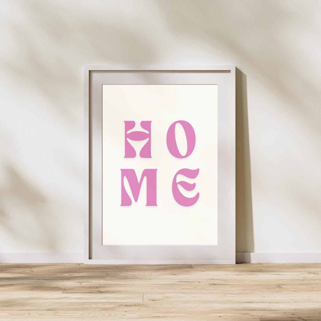 Home - Wall Decoration | Digital Poster | Instant Download - Etsy