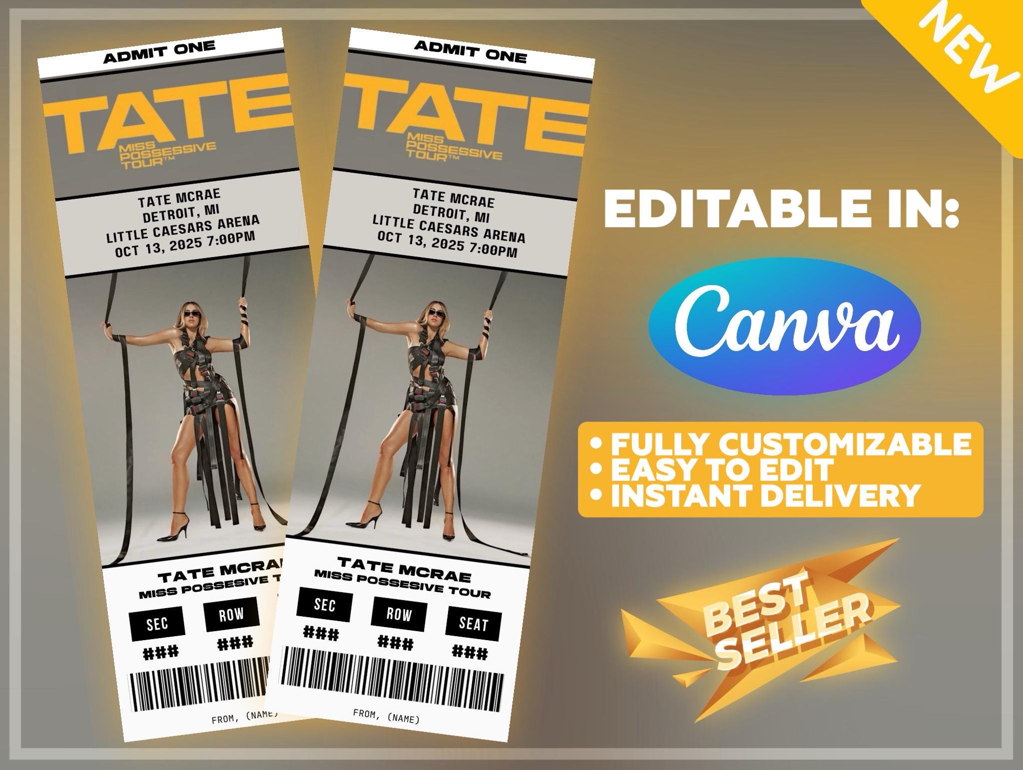 Tate Mcrae Concert Tickets - Etsy