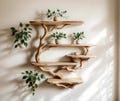 Handcrafted Wooden Floating Shelf for Plants & Decor product logo