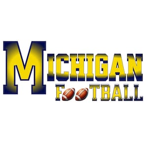 University of Michigan, College, Digital File, PNG, PDF, SVG Digital Download, Transparent Background