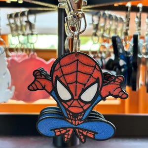 Spiderman keychain party favors