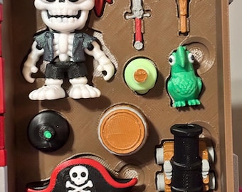 Pirate Skeleton 3D printed book box