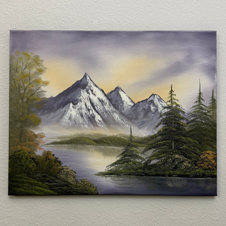 Mountain Landscape Oil Painting 16x20in Oil on Canvas - Etsy