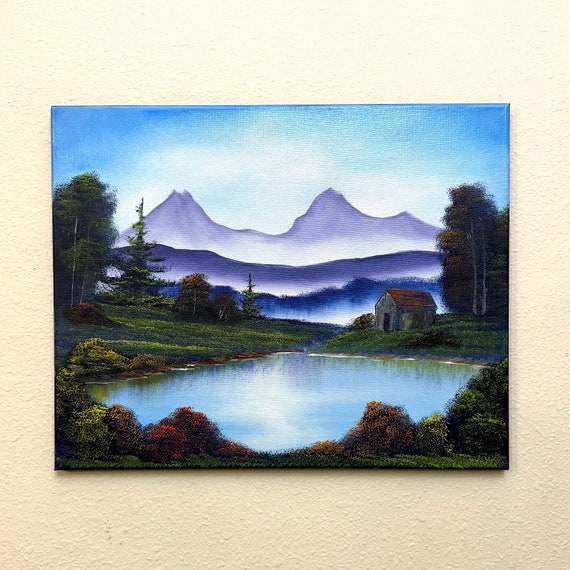 thumbnail image 2 of Bob Ross Trapper's Cabin Nature Puzzle For Adults And Kids... 2 of 11