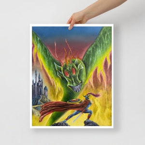 Dragon Warrior Cover Art Print