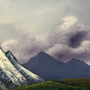 Mountain Lake Original Landscape Oil Painting on Canvas 16x20in - Etsy