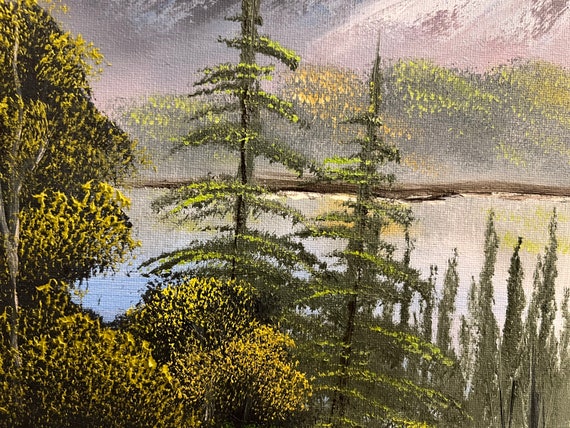 Bob Ross Wet-on-Wet Oil Painting: Majestic Tree