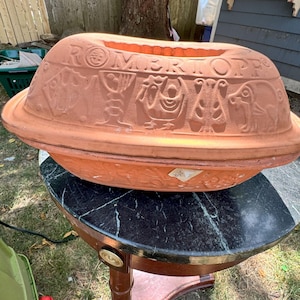 Vintage Römertopf Clay Bakers Lot – German Terracotta Roasters with Lids & Accessories