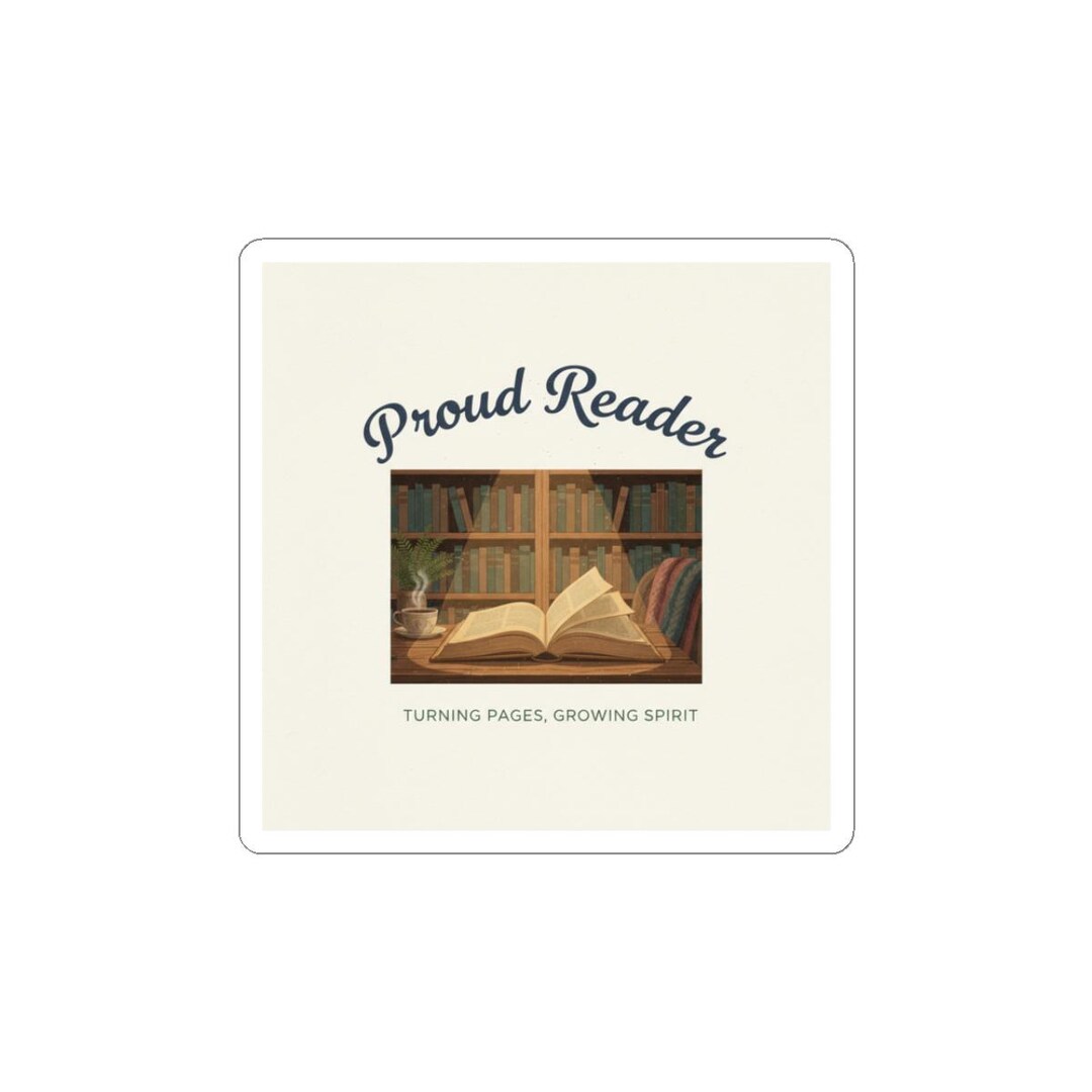 Proud Reader Sticker | Bookish Library, Reading Nook Decor - Etsy
