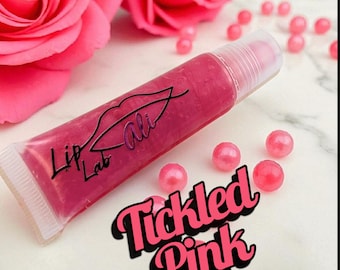 Tickled Pink Lip Gloss: Vegan High-Shine Everyday Gloss