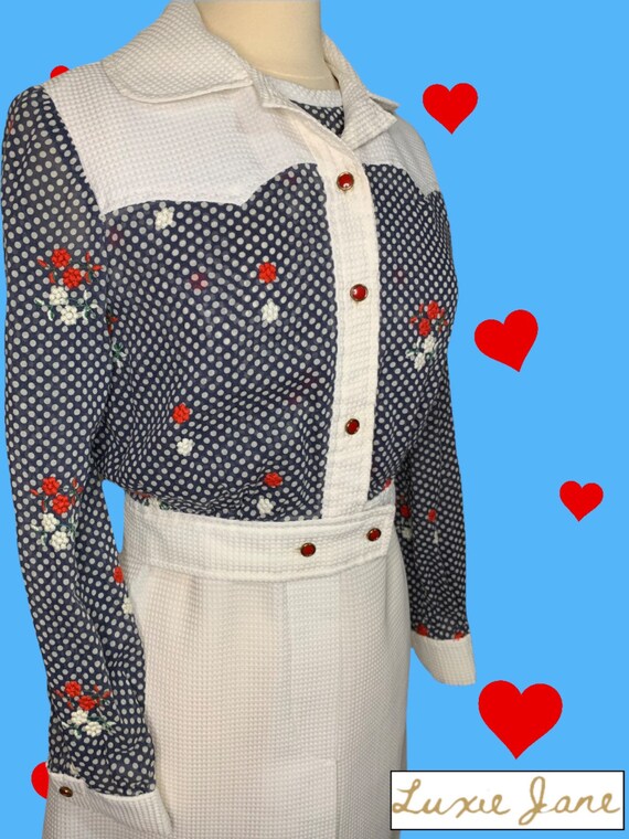 60’s Sleeveless Scooter Dress And Jacket Set - image 1