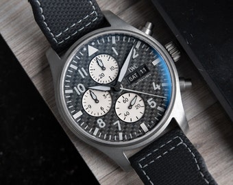 IWC Pilot's Watch Titanium Chronograph AMG Edition Carbon Fiber Automatic 43mm