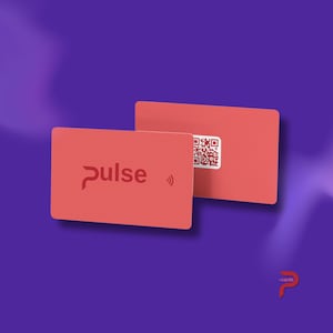 Biglietto da visita NFC prestampato - Biglietto da visita digitale intelligente / Tocca per condividere informazioni all'istante / Biglietto contactless pronto all'uso - Rosso