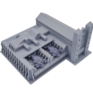 Faction Stronghold - 3D Printed Terrain Scenery Buildings For 6/8mm Scale Tabletop Wargames, RPGs & Dioramas