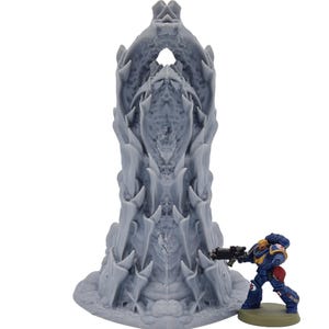 Carnivorous Capillary - High Quality 3D Printed Tyranid Alien Terrain Scenery For Tabletop Wargaming, RPGs & Dioramas