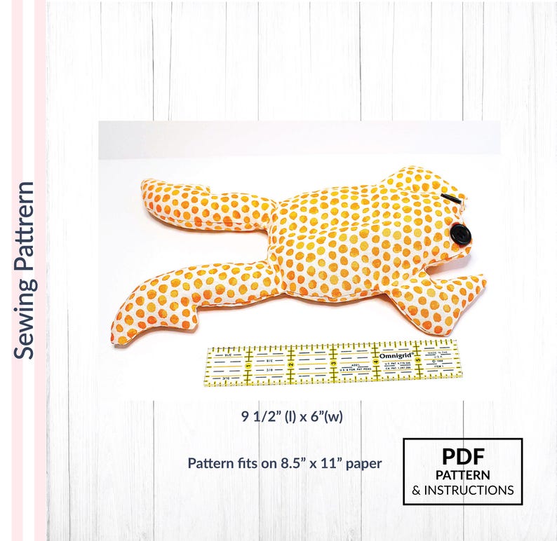 Easy Frog Sewing Pattern, Weighted Frog Doorstop, Beginner Friendly ...