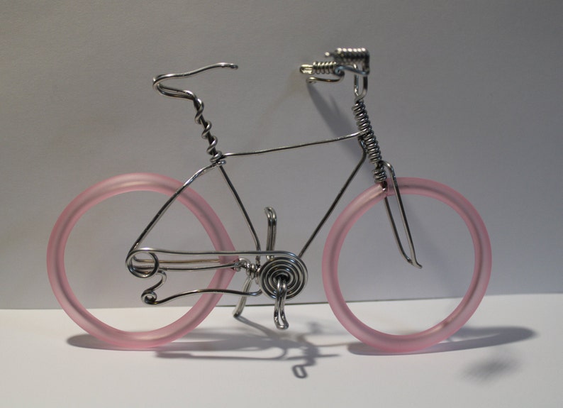 Aluminum Bike Bicycle Miniature bicycle Small bike Wire bicycle Diemel Wire Art Metal bicycle Beach Bike Wire Bike Bicycle Art