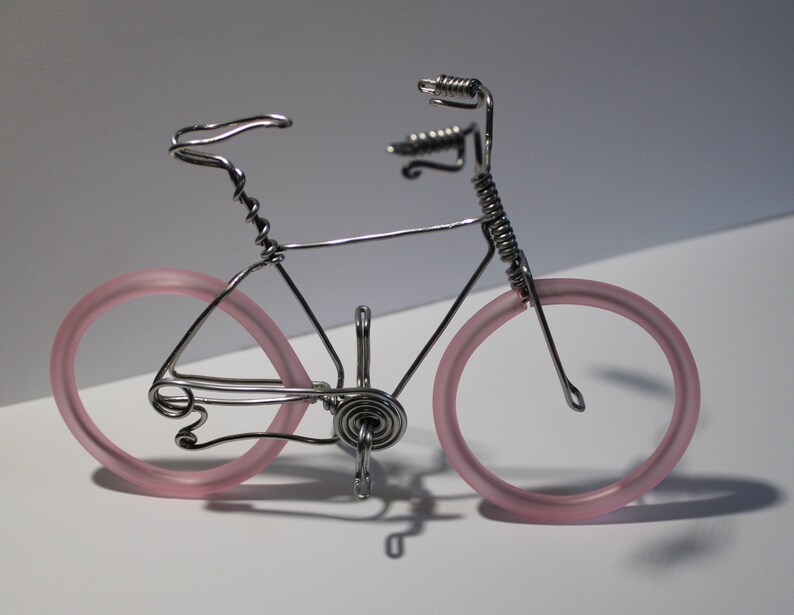 Aluminum Bike Bicycle Miniature bicycle Small bike Wire bicycle Diemel Wire Art Metal bicycle Beach Bike Wire Bike Bicycle Art