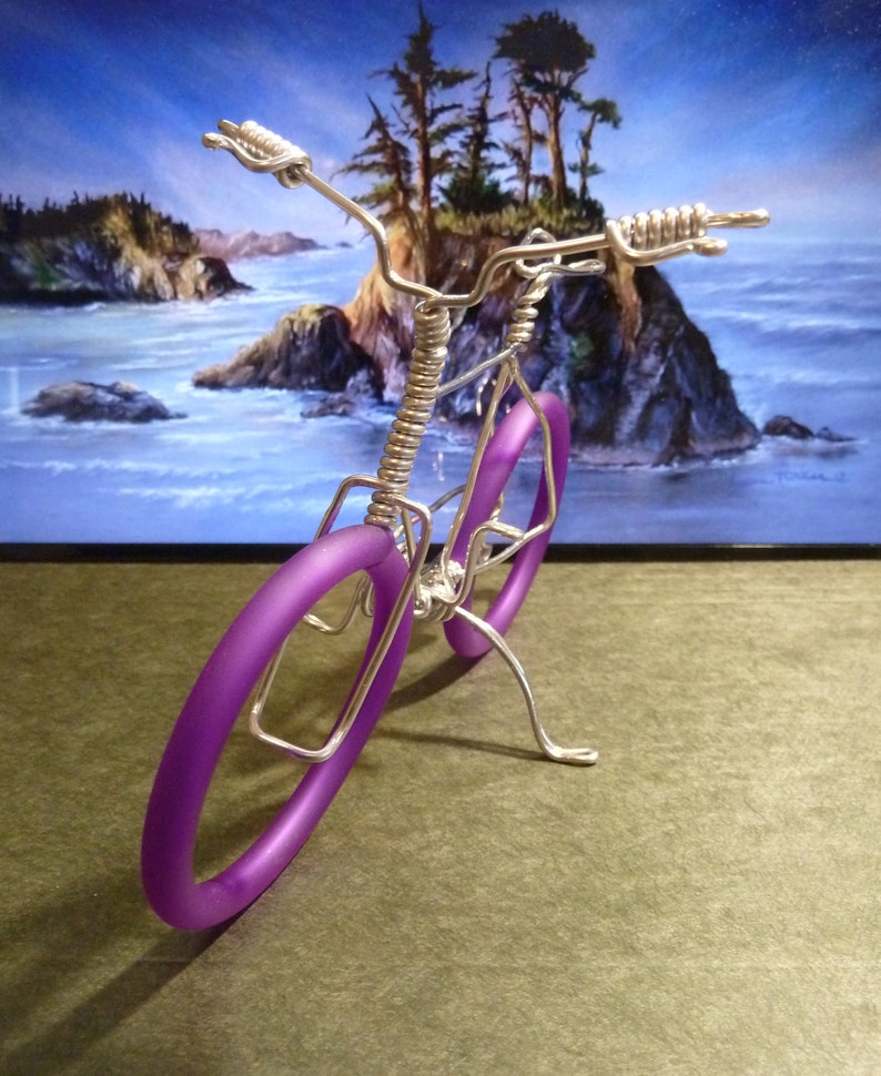 Aluminum Bike Bicycle Miniature bicycle Small bike Wire bicycle Diemel Wire Art Metal bicycle Beach Bike Wire Bike Bicycle Art