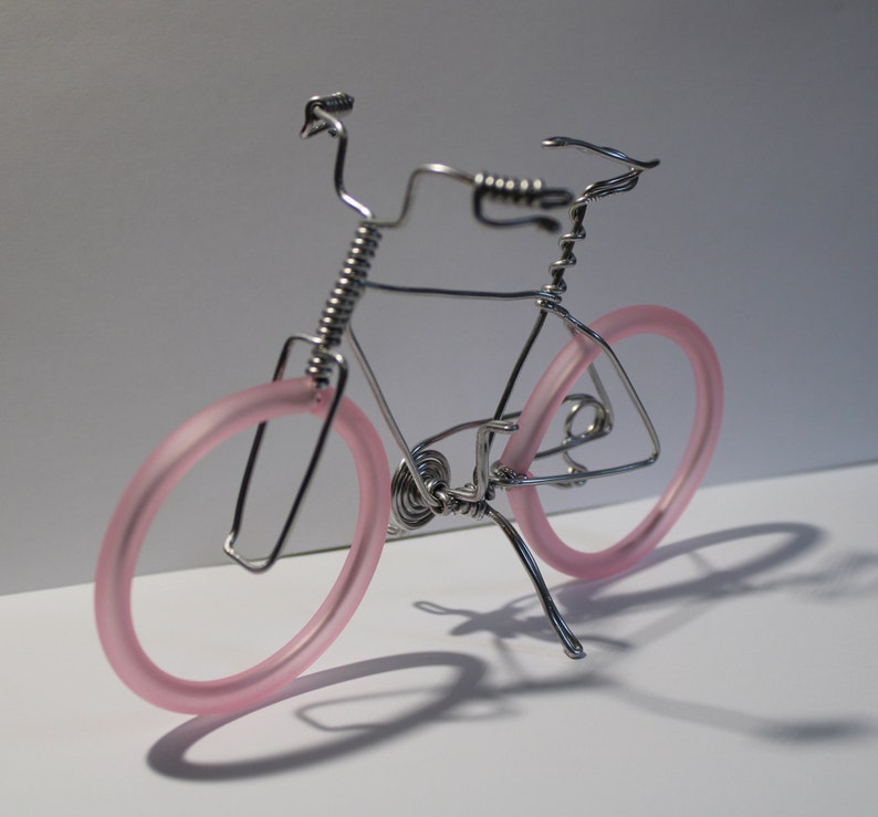 Aluminum Bike Bicycle Miniature bicycle Small bike Wire bicycle Diemel Wire Art Metal bicycle Beach Bike Wire Bike Bicycle Art