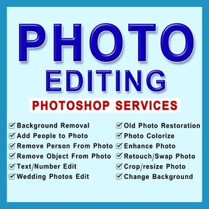 Professional Photo Editing Services: Custom Photoshop Edits (Digital Download