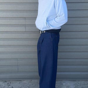 Baggy Pleated Denim Pants Sewing Pattern: Selvedge or Non-Selvedge (PDF & Video Instructions) image 15