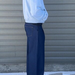 Baggy Pleated Denim Pants Sewing Pattern: Selvedge or Non-Selvedge (PDF & Video Instructions) image 9