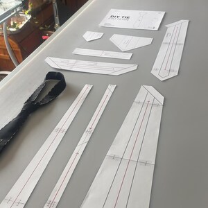 Tie Sewing Pattern With Video and PDF Instructions - Etsy