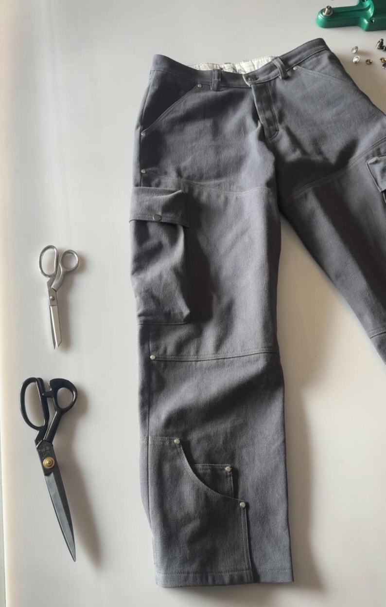 Cargo Pants Sewing Pattern With Utility Pockets – PDF Pattern / Video ...