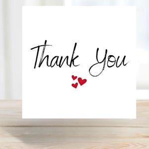 Thank You Card for Friends and Family