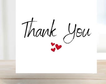 Thank You Card for Friends and Family