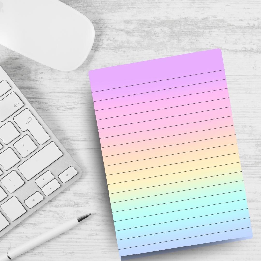 Rainbow Notepad, Kawaii Stationery, Tear-off Planner Pad - Etsy