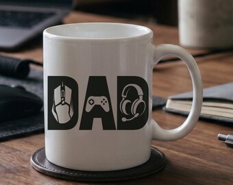 Gaming Dad Mug | Fathers Day Coffee Cup | Gamer Gift For Dad