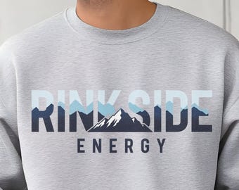 Rinkside Energy Sweatshirt | Mountain Crewneck For Hockey Game Day