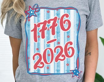 Patriotic Shirt | America Anniversary Tee | Coquette Fourth Of July