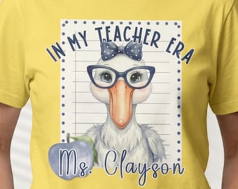 Teacher Shirt | Personalized Pelican Tee | Custom Name Gift | In My Teacher Era