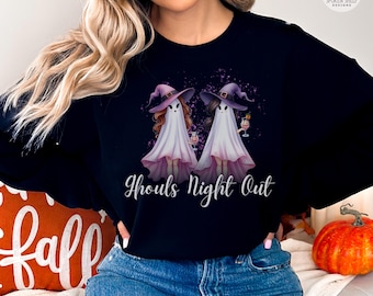 Ghost Halloween Sweatshirt, Spooky Season Crewneck