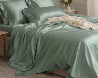 Bettlaken aus 100% Maulbeerseide, Naturseide