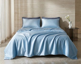 Luxury Mulberry Silk Bedding Set, Envelope Pillowcases