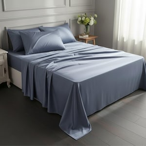 Lenzuolo piano in seta di gelso, biancheria da letto naturale, lusso rinfrescante