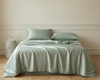 Mulberry Silk Bedding Set, Luxury Duvet Cover & Pillowcases