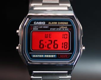 Custom Casio A158W Red Dial - Classy & Limited