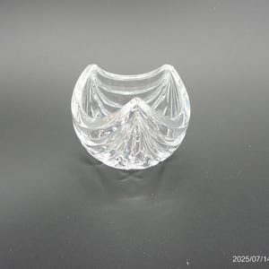 Vintage Mikasa Crystal Stardust 3 Point Votive Candle Holder Germany 3.5&quot; EUC