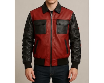 手作りのマーティ・マクフライ2レザージャケット、BTTFパートII