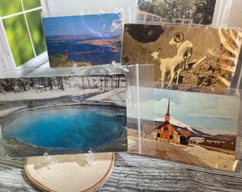 25 Antique and Vintage Postcards, Random Lots, From the 1920s - 1970s.  Original Postcards With Blank Backs and NO Stamps, Wide Variety