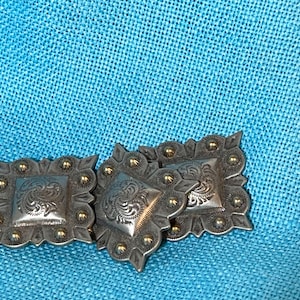 Berry Square Concho, Silver Concho, 1&quot; and 1 .25&quot;, Screwback Concho, Western Concho, Southwestern Concho, Leatherwork Concho