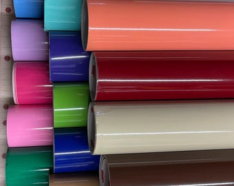 Oracal 651 Vinyl, Permanent Outdoor Vinyl, Craft Vinyl Sheet, Decal Vinyl Sheet, Oracal Vinyl Sheet, Outdoor Adhesive Vinyl, 12" X 12" Sheet