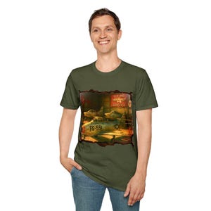 Vintage War Plane Unisex T-Shirt, Aircraft Lover Tee, Military Airplane Graphic Shirt, Pilot Gift, Aviation Enthusiast Top